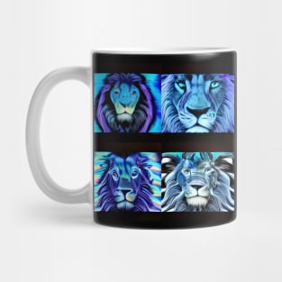 FOUR BLUE LIONS Mug